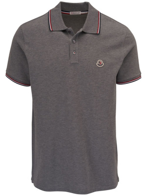 

Logo-patch cotton polo shirt, Moncler Logo-patch cotton polo shirt