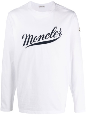 

Logo print long-sleeve T-shirt, Moncler Logo print long-sleeve T-shirt
