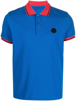 

Logo-patch cotton polo shirt, Moncler Logo-patch cotton polo shirt