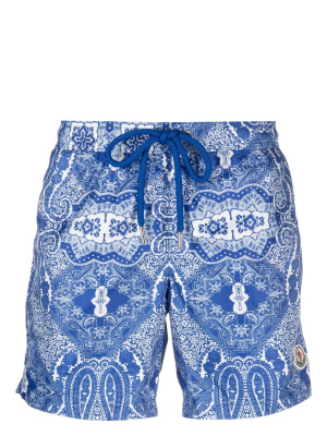 

Paisley-print swim shorts, Moncler Paisley-print swim shorts