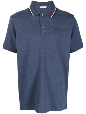 

Raised-logo cotton polo shirt, Moncler Raised-logo cotton polo shirt
