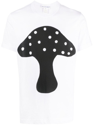 

Mushroom-print cotton T-shirt, Comme Des Garçons Shirt Mushroom-print cotton T-shirt