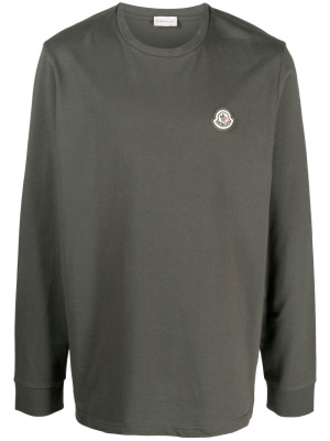 

Logo-patch long-sleeve T-shirt, Moncler Logo-patch long-sleeve T-shirt