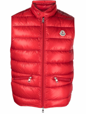

Quilted logo gilet, Moncler Quilted logo gilet