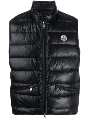 

Quilted logo gilet, Moncler Quilted logo gilet