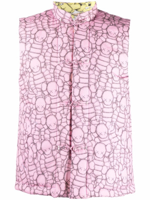 

X KAWS graphic-print gilet, Comme Des Garçons Shirt X KAWS graphic-print gilet