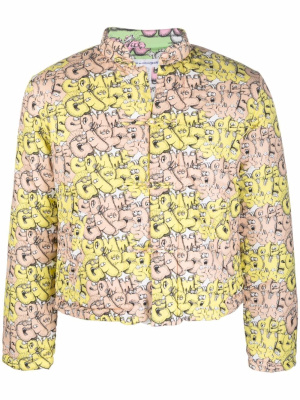 

Logo-print padded jacket, Comme Des Garçons Shirt Logo-print padded jacket