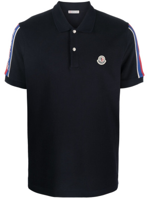 

Logo-stripe polo shirt, Moncler Logo-stripe polo shirt