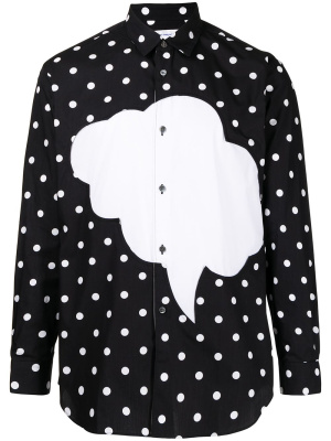 

Polka-dot speech-bubble shirt, Comme Des Garçons Shirt Polka-dot speech-bubble shirt