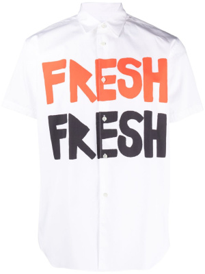

Graphic-print cotton shirt, Comme Des Garçons Shirt Graphic-print cotton shirt