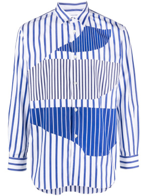 

Long-sleeve striped cotton shirt, Comme Des Garçons Shirt Long-sleeve striped cotton shirt