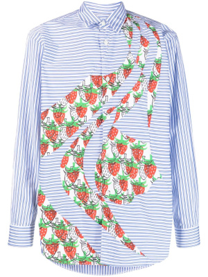 

Graphic-print cotton shirt, Comme Des Garçons Shirt Graphic-print cotton shirt