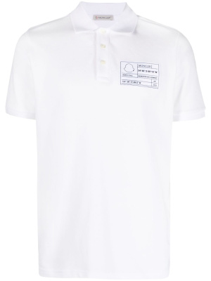 

Patch-detail cotton polo shirt, Moncler Patch-detail cotton polo shirt