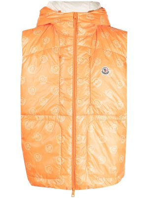 

Alkarab logo-print gilet, Moncler Alkarab logo-print gilet