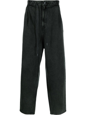 

Drawstring-waist wide-leg jeans, Juun.J Drawstring-waist wide-leg jeans