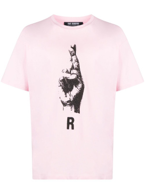 

Hand sign short-sleeve T-shirt, Raf Simons Hand sign short-sleeve T-shirt