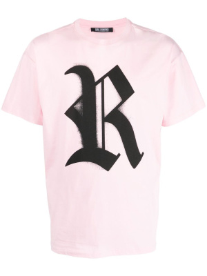 

Logo print T-shirt, Raf Simons Logo print T-shirt