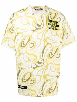 

Abstract-print T-shirt, Raf Simons Abstract-print T-shirt