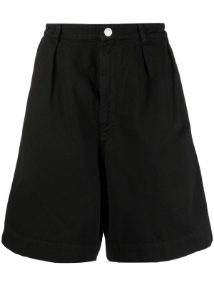 

Pleat-detail wide-leg shorts, Raf Simons Pleat-detail wide-leg shorts