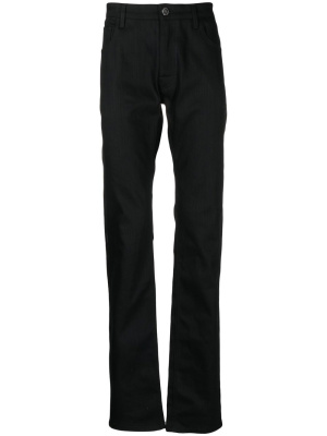 

Logo-patch trousers, Raf Simons Logo-patch trousers