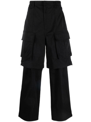

Straight-leg cargo trousers, Juun.J Straight-leg cargo trousers