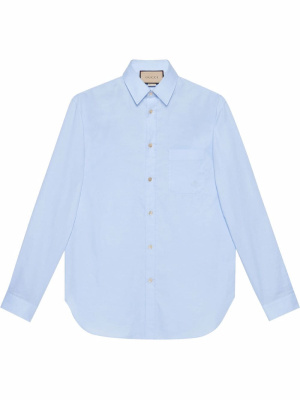 

Cotton-poplin Oxford shirt, Gucci Cotton-poplin Oxford shirt