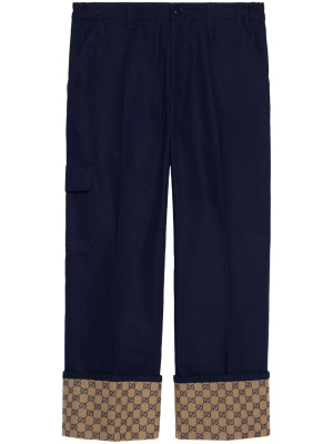 

GG Supreme straight-leg trousers, Gucci GG Supreme straight-leg trousers