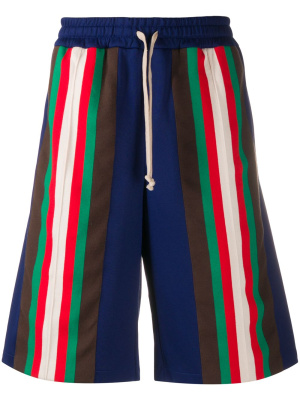 

Technical jersey striped shorts, Gucci Technical jersey striped shorts