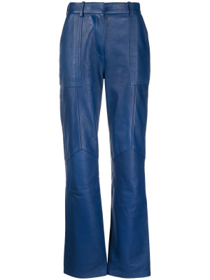 

Leather straight-leg trousers, Han Kjøbenhavn Leather straight-leg trousers