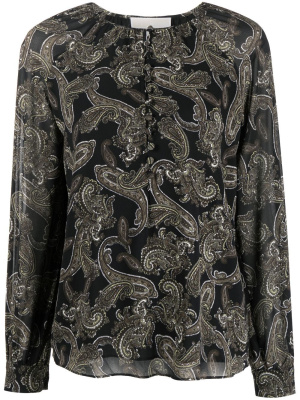 

Paisley-print Georgette blouse, Michael Kors Paisley-print Georgette blouse