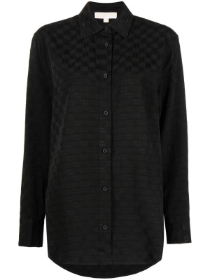 

Monogram-logo button-up shirt, Michael Kors Monogram-logo button-up shirt