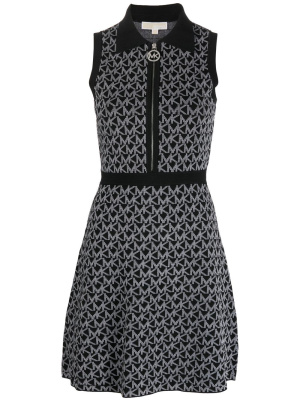 

Intarsia-knit monogram vest, Michael Kors Intarsia-knit monogram vest