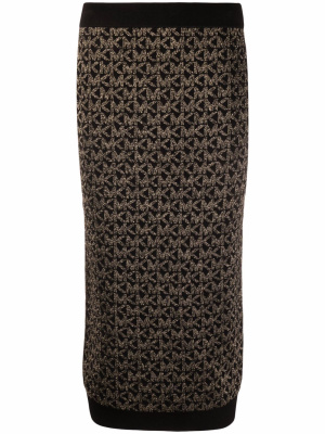 

Logo knitted skirt, Michael Kors Logo knitted skirt