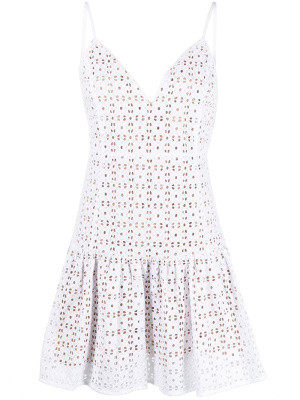 

Sangallo eyelet mini-dress, Michael Kors Sangallo eyelet mini-dress