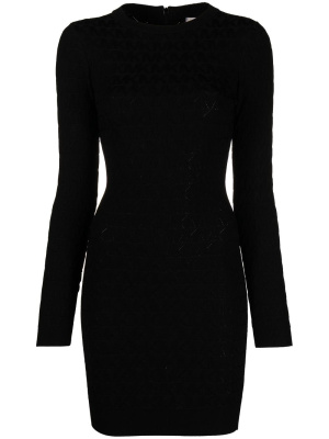 

Monogram-jacquard mini dress, Michael Kors Monogram-jacquard mini dress