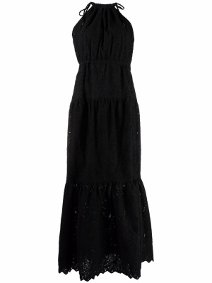 

Embroidered cotton maxi dress, Michael Kors Embroidered cotton maxi dress
