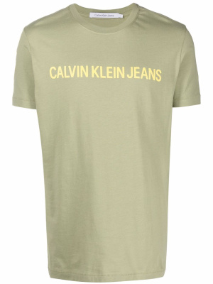 

Logo crew-neck T-shirt, Calvin Klein Jeans Logo crew-neck T-shirt