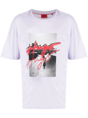 

Graphic-print cotton T-shirt, HUGO Graphic-print cotton T-shirt