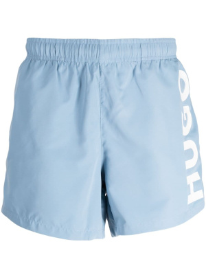

Logo-print track shorts, HUGO Logo-print track shorts