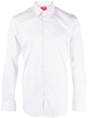 

Graphic-print long-sleeve shirt, HUGO Graphic-print long-sleeve shirt