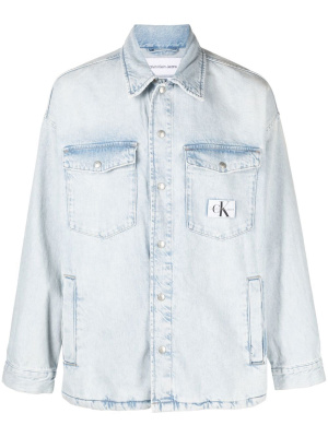 

Denim utility shirt jacket, Calvin Klein Jeans Denim utility shirt jacket