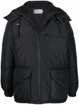 

Hooded flap-pockets padded jacket, Calvin Klein Jeans Hooded flap-pockets padded jacket
