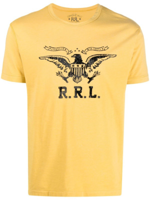

Logo print crew-neck t-shirt, Ralph Lauren RRL Logo print crew-neck t-shirt