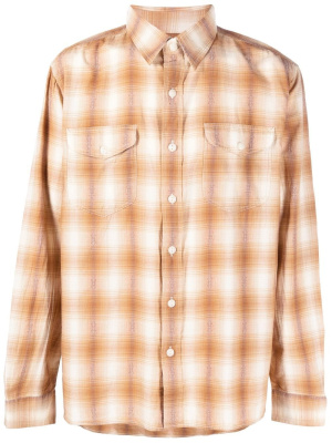 

Check-print long-sleeve shirt, Ralph Lauren RRL Check-print long-sleeve shirt