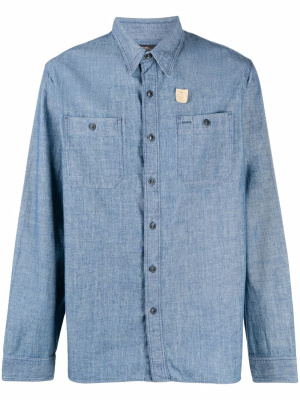

Button-down denim shirt, Ralph Lauren RRL Button-down denim shirt
