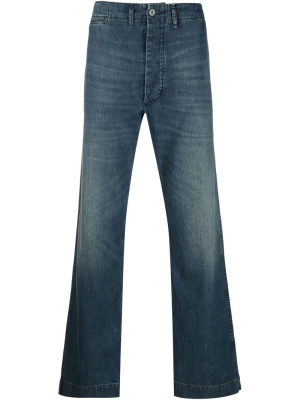 

Crease-effect straight-leg jeans, Ralph Lauren RRL Crease-effect straight-leg jeans