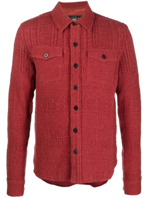 

Button-down knit shirt, Ralph Lauren RRL Button-down knit shirt