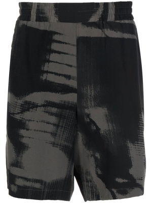 

Graphic-print straight-leg shorts, MCQ Graphic-print straight-leg shorts