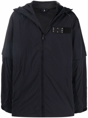 

Logo patch hooded jacket, MCQ Logo patch hooded jacket
