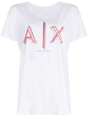

Logo-print short-sleeve T-shirt, Armani Exchange Logo-print short-sleeve T-shirt